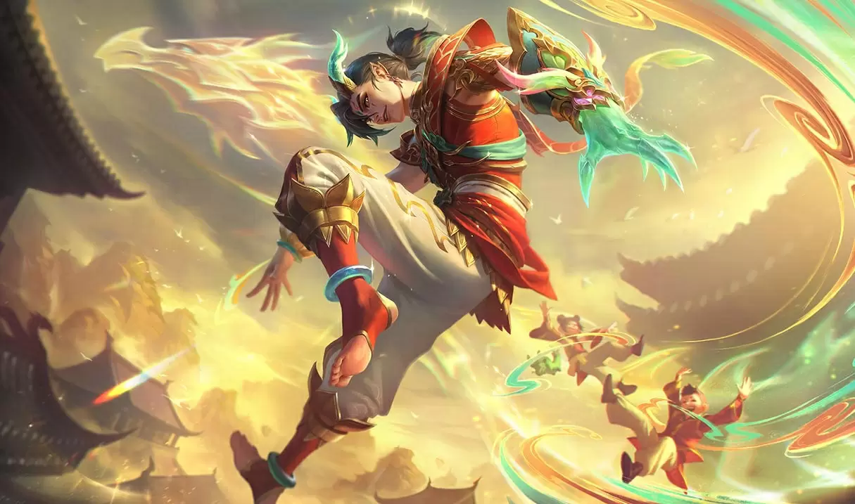 Ezreal Thiên Cung Thần Long