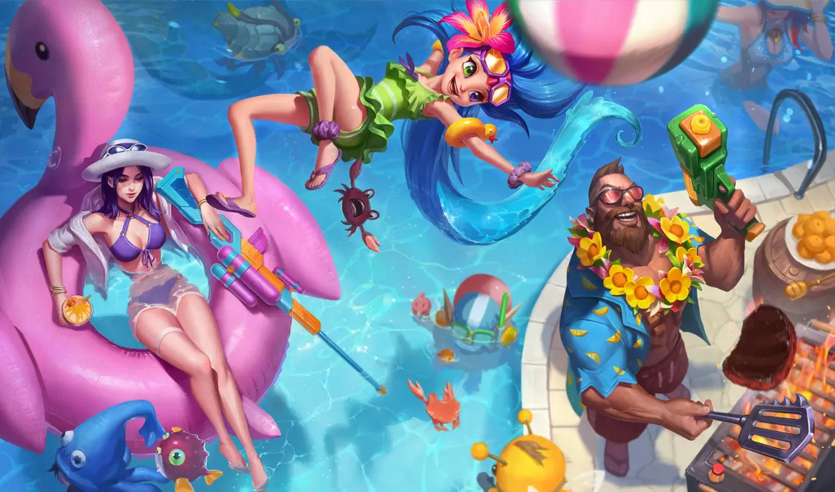 Gangplank Tiệc Bể Bơi