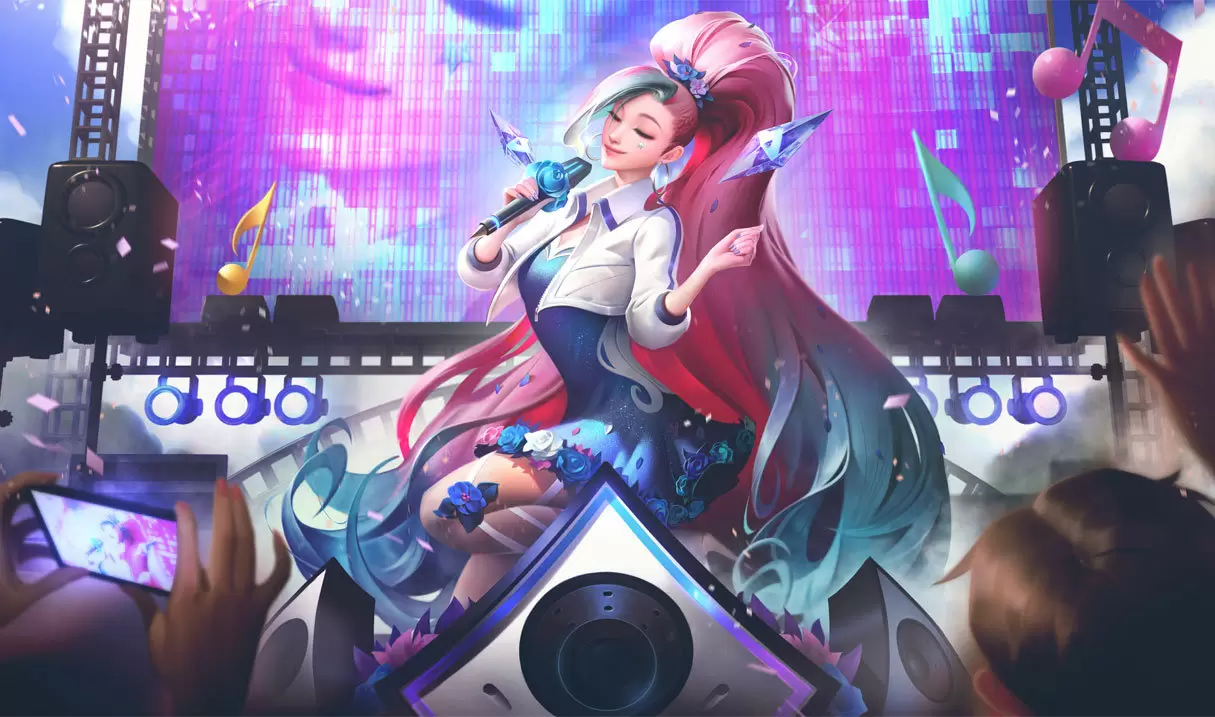 K/DA ALL OUT Seraphine - Ngôi Sao Mới Nổi